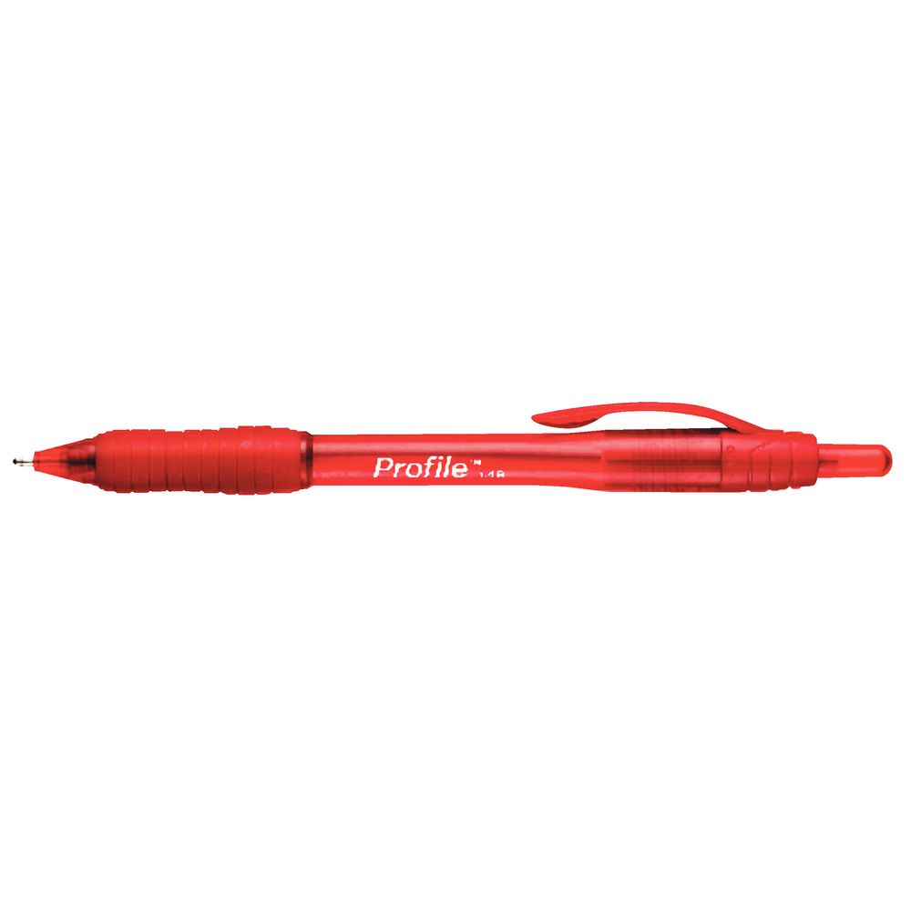 PaperMate Profile Retractable Ballpoint Pens Assorted 4 Pack